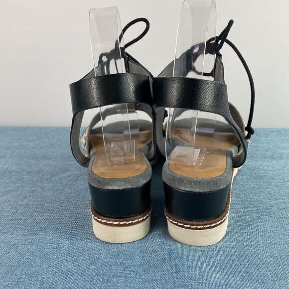 Diba True Left Blank animal print leather sandals size 8 - Picture 3 of 9